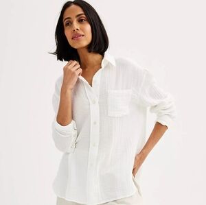 Universal threads white linen